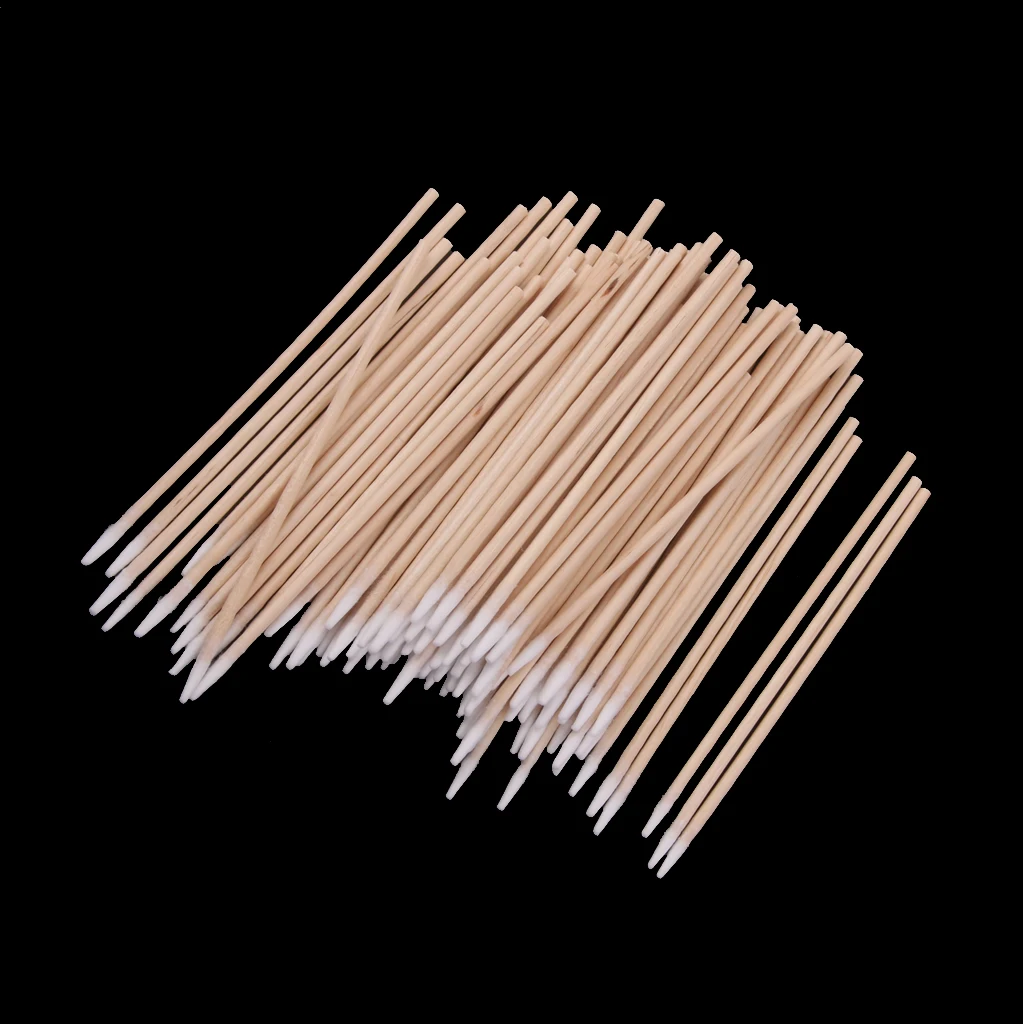 100Pcs Pointed Cotton Swabs Wood Handle Makeup Applicator Ear Jewelry Clean Sticks Tips 10cm
100Pcs Pointed Cotton Swabs Wood Handle Makeup Applicator Ear Jewelry Clean Sticks Tips 10cm