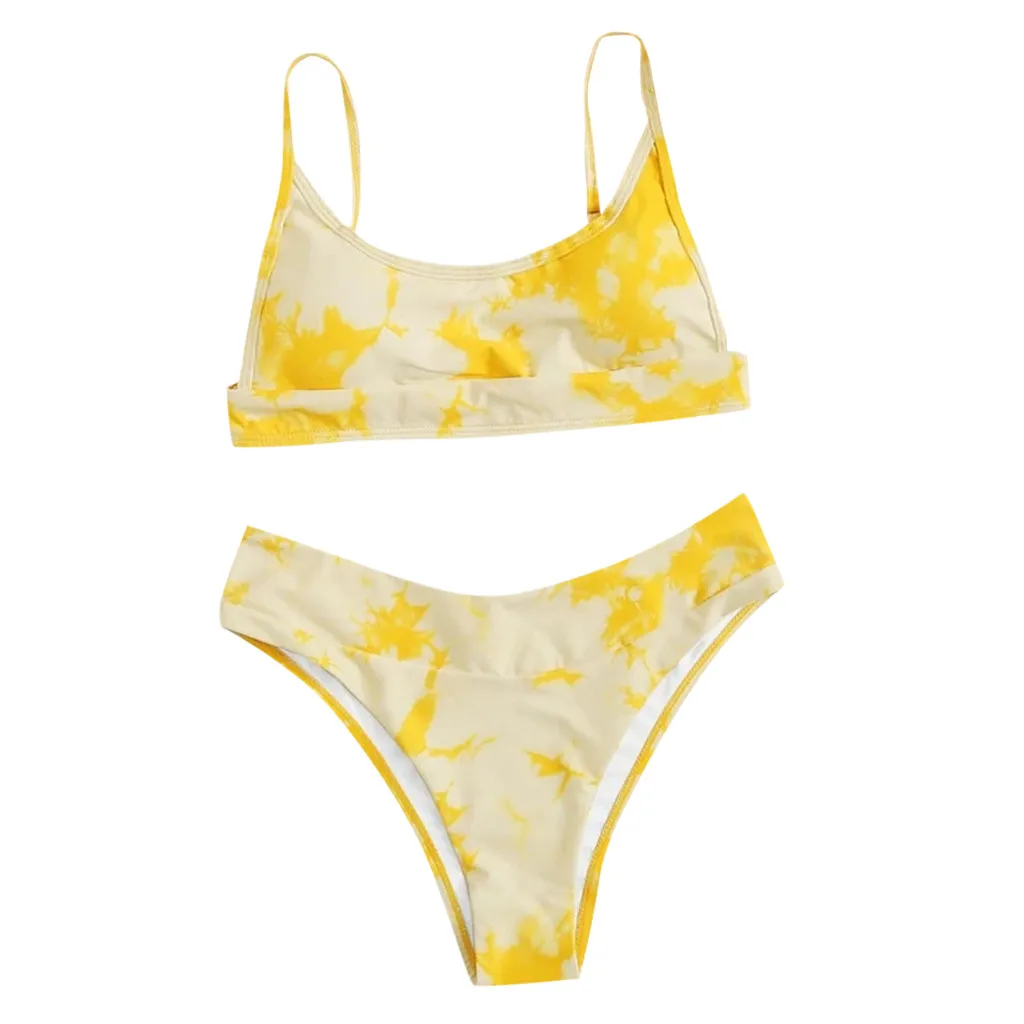 Сексуальное бикини женский купальник с эффектом пуш ап принтом бразильский