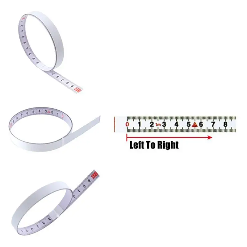 

Practical Strong Self Adhesive Stainless Steel Ruler Tape Measures Corrosion Resistance Rust-proof Metric Saw Scale