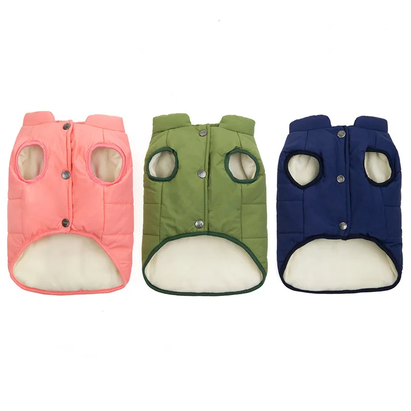 

Winter Dog Coat Warm Puppy Jacket Pet Vest Pet Clothes Apparel Dog Clothing for Small Medium Dogs Cotton Vest Pet Clothes