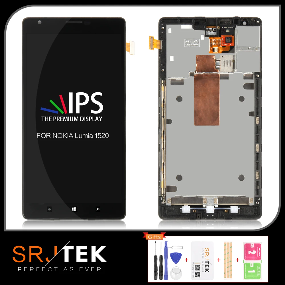 Гарантия 6 ''дисплей для NOKIA Lumia 1520 LCD сенсорный экран дисплей дигитайзер сборка