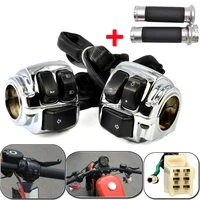 78 handlebar horn turn signal light button control switch 125mm for sporster 883 1200 xl xr xlh v rod touring softail dyna