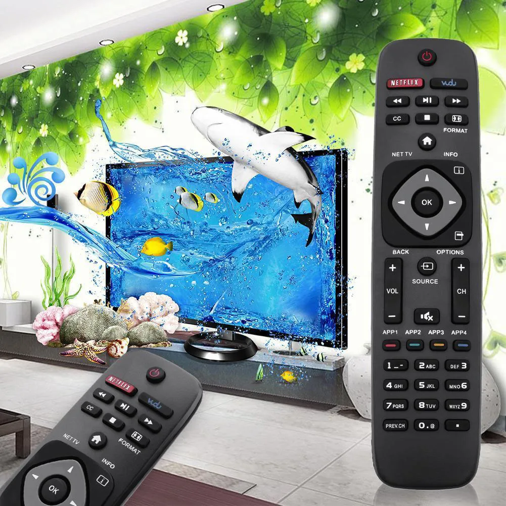 Television Portable DVD Stable Video Remote Control Universal Replacement Accessories for Phillips URMT39JHG003 YKF340-001 | Электроника