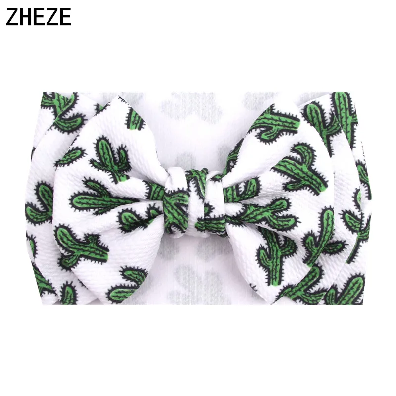 

Floral Double Layer 7" Waffles Series Headband Fabric Elastic Hair Bands DIY Accessories For Girls Bows Headwrap