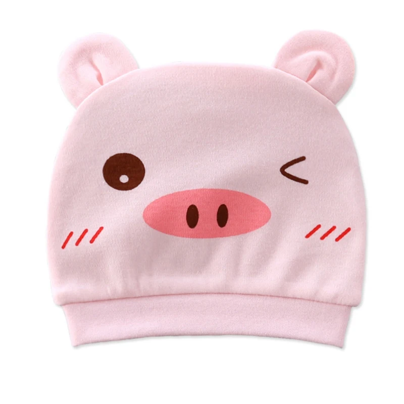 Модная детская мягкая мультяшная шапка для новорожденных в стиле унисекс |