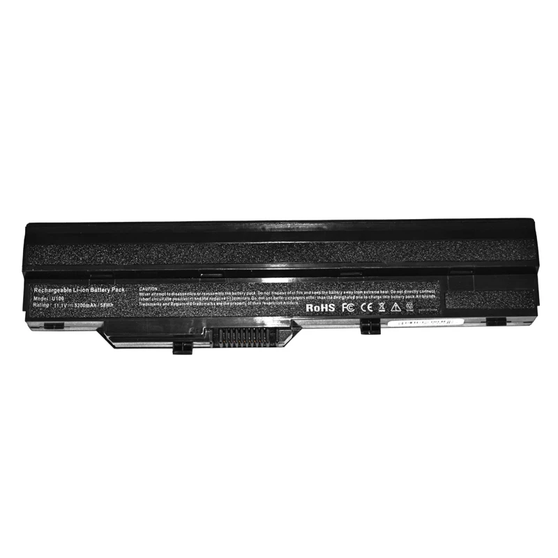 Apexway Черный 6-элементный Аккумулятор для ноутбука MSI BTY-S11 X100 Akoya Mini E1210 Wind U100 U90 Wind12