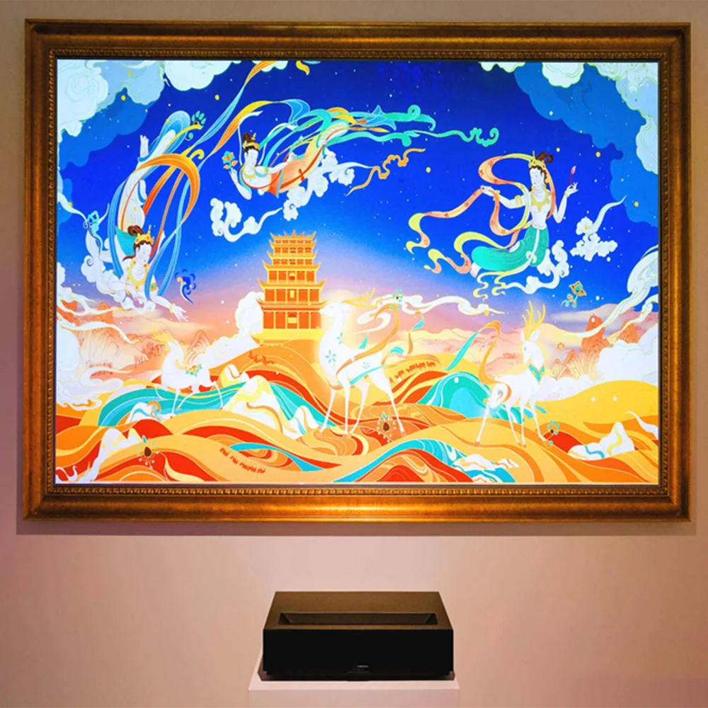 FENGMI 4K T1 лазерный ТВ-проектор ALPD RGB + 2800 ANSI люмен 5G WIFI MEMC автоматический Keystone 3 64 ГБ FENG