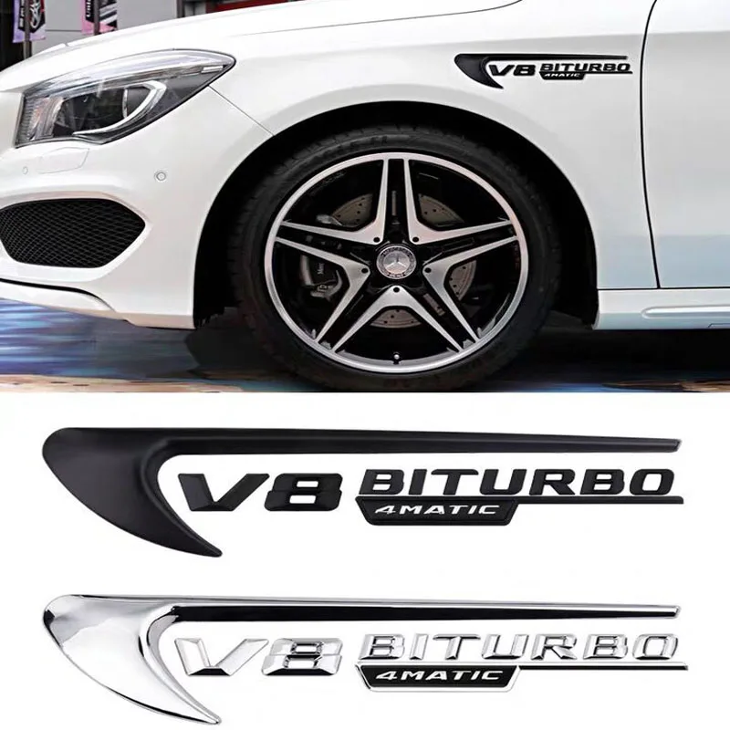 Для Mercedes Benz украшения наклейки для автомобилей C200L C260L CLA E300LAMG боковая этикетка E63S