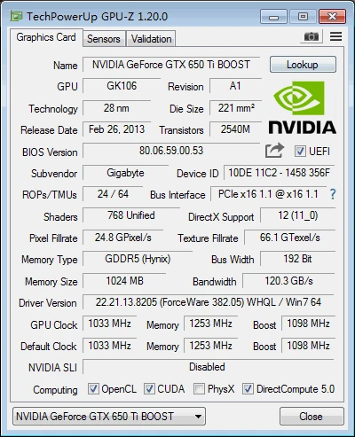GIGABYTE GT 630 1GB видеокарта GV-N630-1GI D3 128 бит GDDR3 видеокарты для nVIDIA Geforce GT630 1G HDMI Dvi VGA карты б/у