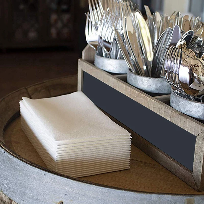 200 х льняные гостевые полотенца одноразовая ткань как бумага белая и 4 шт.