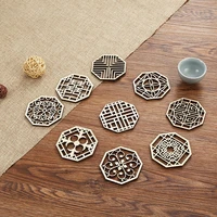 boxwood non slip heat resistant hot pot holder mat pads coffee tea cup holder table decorative for hot pans dishes coaster