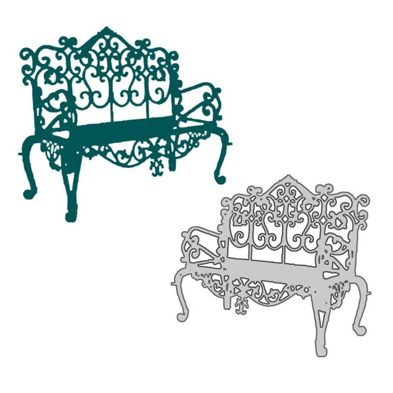 Стул цветок металлические режущие штампы Трафаретный Скрапбукинг DIY штамп для