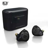 kz s2 true wireless tws earphones bluetooth v5 0 hybrid 1dd1ba game earbuds touch control noise cancelling sport headset