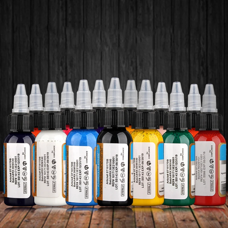 

30ml Black Tattoo Ink Pigment Professional DIY Tattoo Pigment Practice Tattoo Ink Body Art Tattoo Pigment
