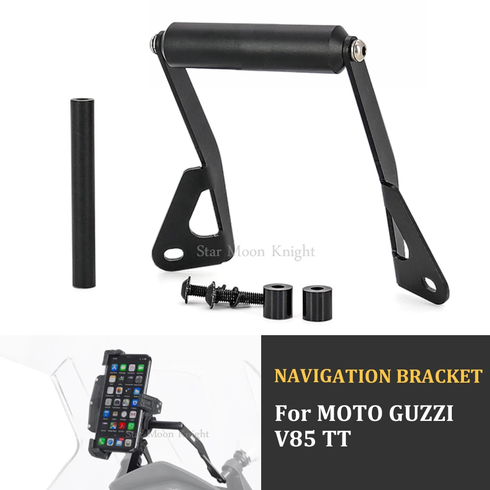 phone stand for moto guzzi v85 tt 2019 2020 support gps smart phone motorcycle navigation bracket mobile phone bracket free global shipping
