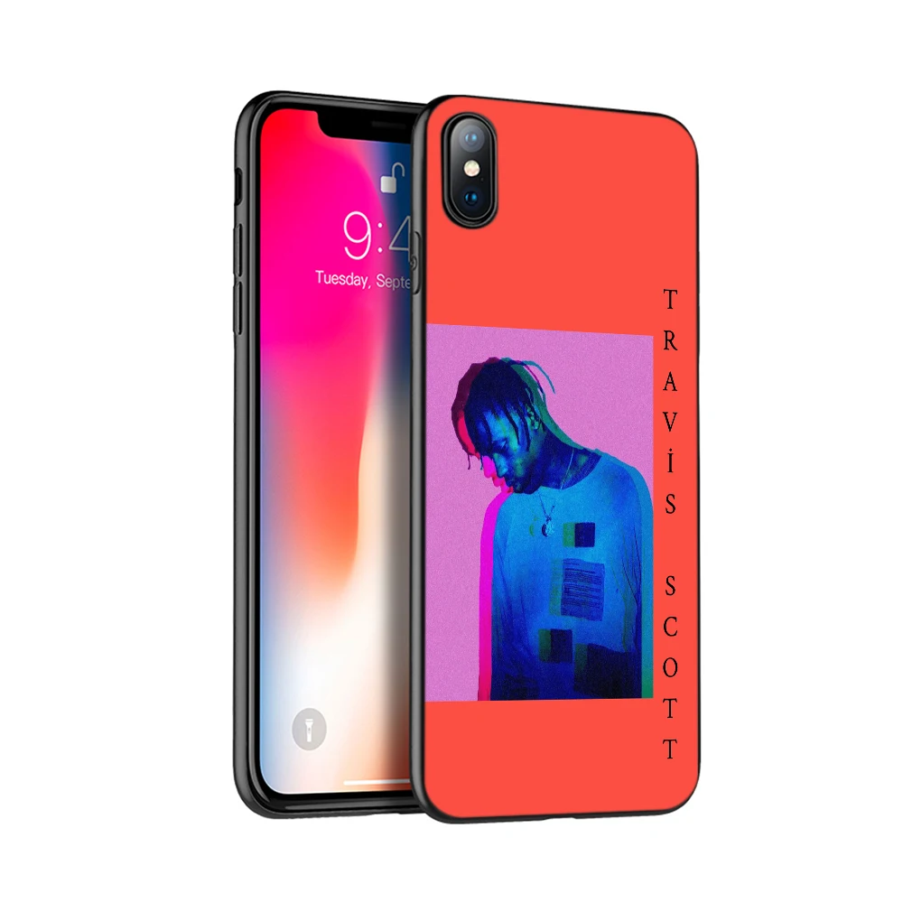 50018 Черный чехол ТПУ для iphone 5 5s se 6 6s 7 8 plus x 10 чехол силиконовый чехол для iphone XR XS 11 pro MAX чехол Трэвиса Скотта astroworld - Цвет: 50018