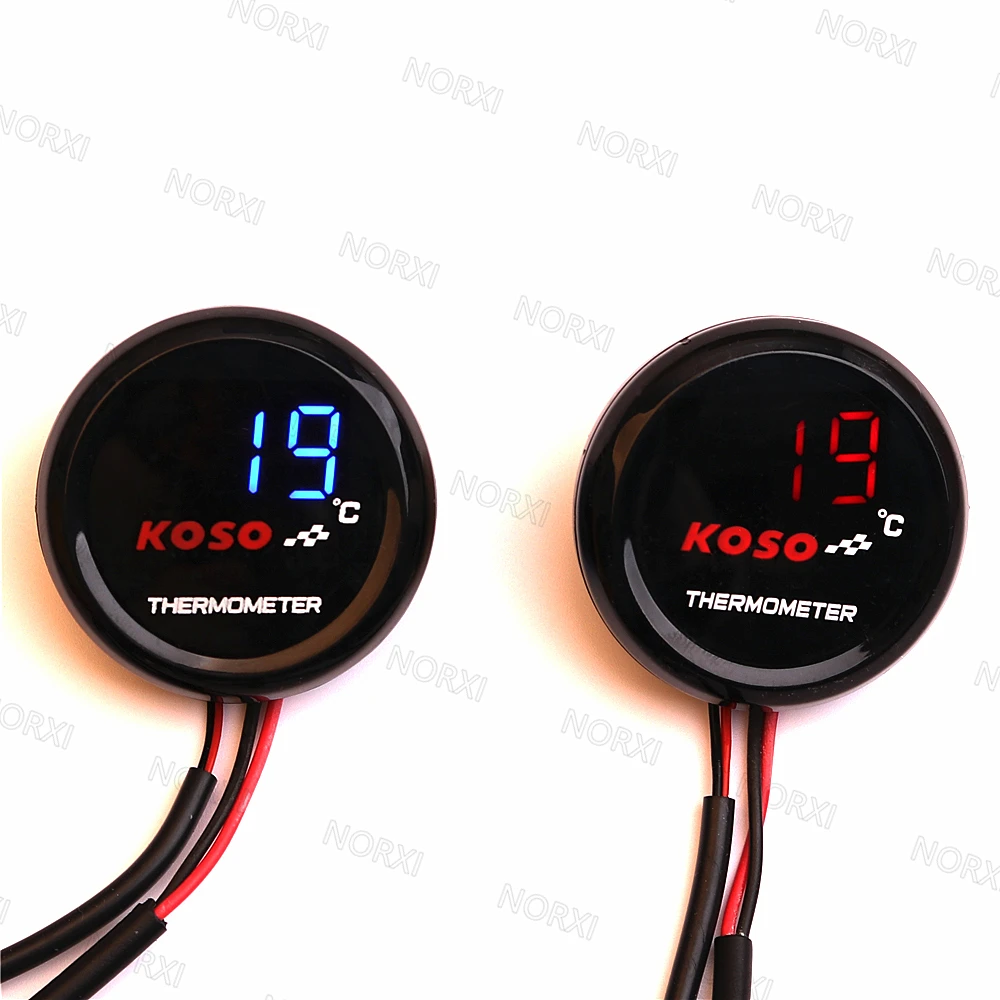 Новый Круглый датчик температуры для гоночного мотоцикла KOSO с сенсорной