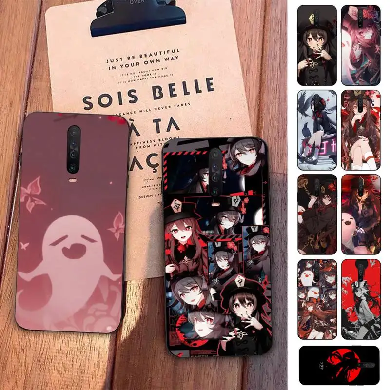 

Hu Tao Genshin Impact Phone Case for Redmi 5 6 7 8 9 A 5plus K20 4X S2 GO 6 K30 pro