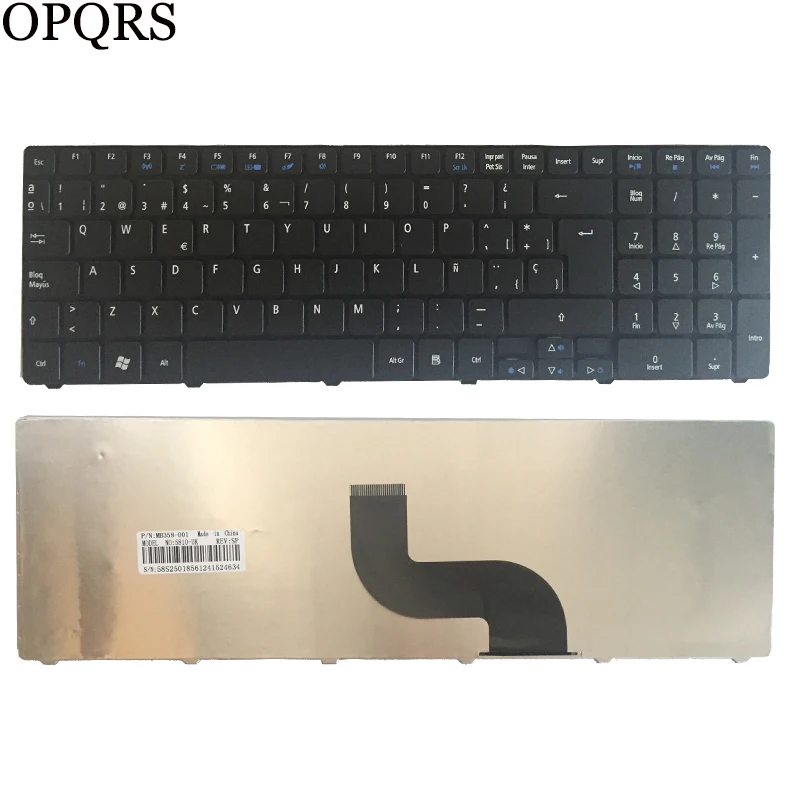 Клавиатура для ноутбука Acer Aspire испанская клавиатура 5810T 5536G 5738Z 5810 5739 5338 t 5410 5538G 5542G
