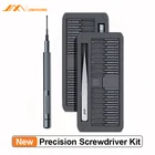 Набор прецизионных отверток JIMI, 30 в 1, с пинцетом, S2, ручка из сплава