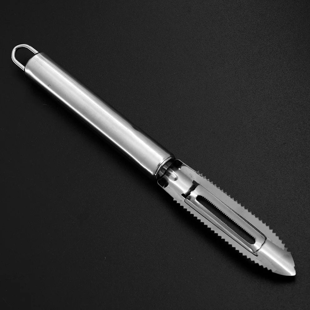 Быстрый безопасный из нержавеющей стали Фрукты Яблоко Овощечистка скребок