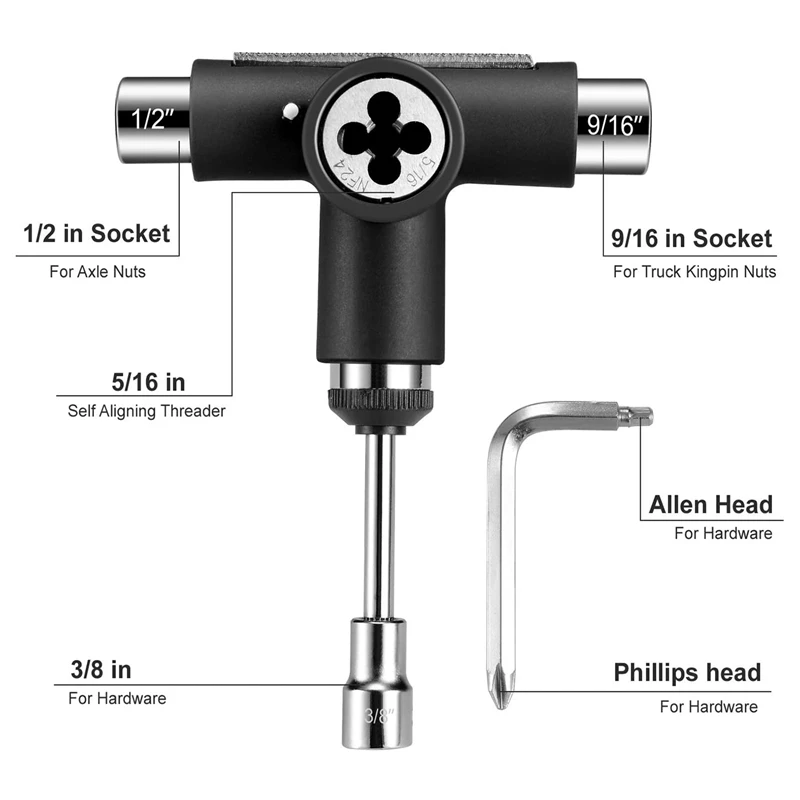 Инструмент для скейта многофункциональный инструмент с храповым механизмом