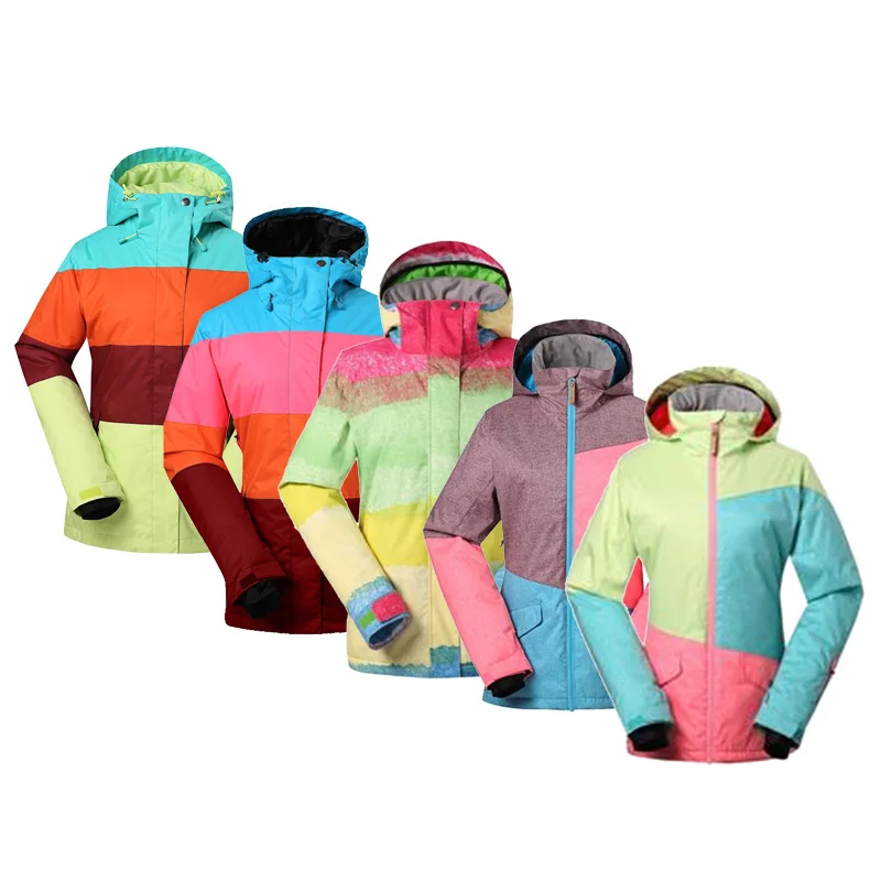 Girl's Ski Suit Jacket 10K Waterproof Windproof Winter Outdoor Snowboarding Clothing Ice Snow Costs Gsou Snow Costumes Women's