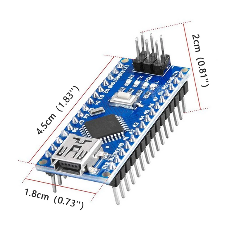 

1PCS Nano 3.0 controller compatible with for arduino nano CH340 USB driver with CABLE NANO V3.0 ATMEGA328P
