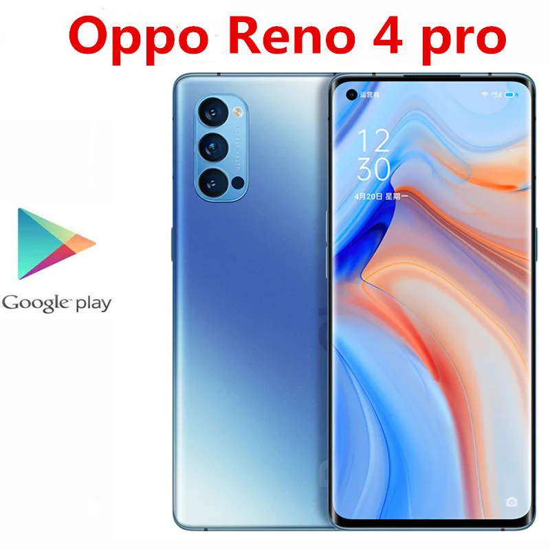 Оригинальный Oppo Reno 4 Pro 5G мобильный телефон 48 0 Мп + 13 МП 12 32 65 Вт супер зарядное