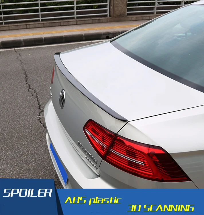 Спойлер для VW passat B8 заднее крыло автомобиля из АБС пластика неразрисованный