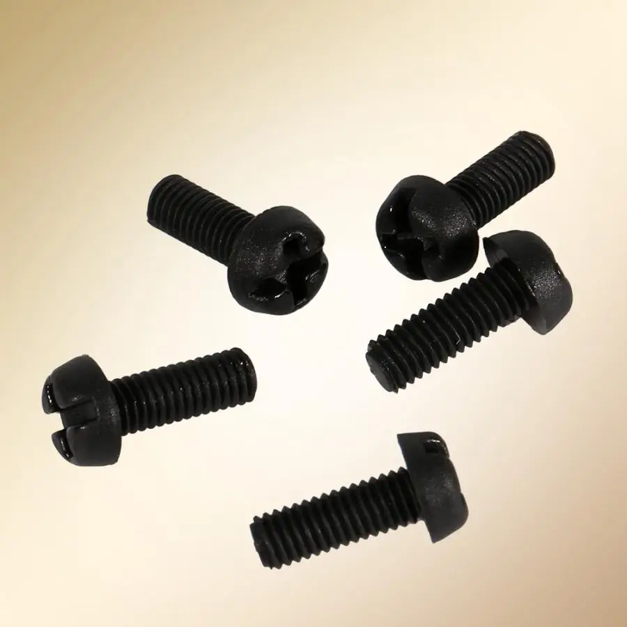 100 шт M2/M3/M4 пластиковые нейлоновые шестигранные болты с круглой головкой |