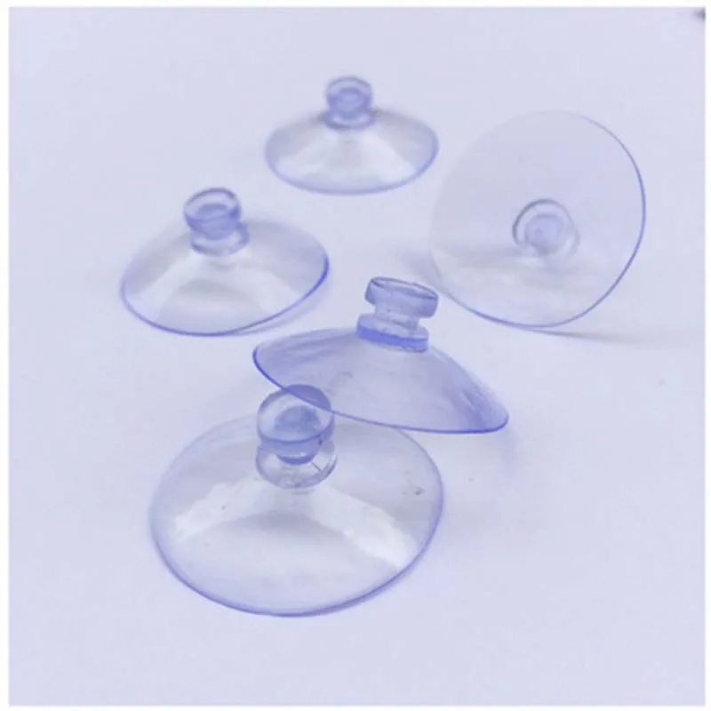 

3/4/5.5cm Strong Vacuum Suckers Suction Cups Mushroom Head Hooks Hanger Clear Sucker For Window Decoration Wedding Car,30PCs