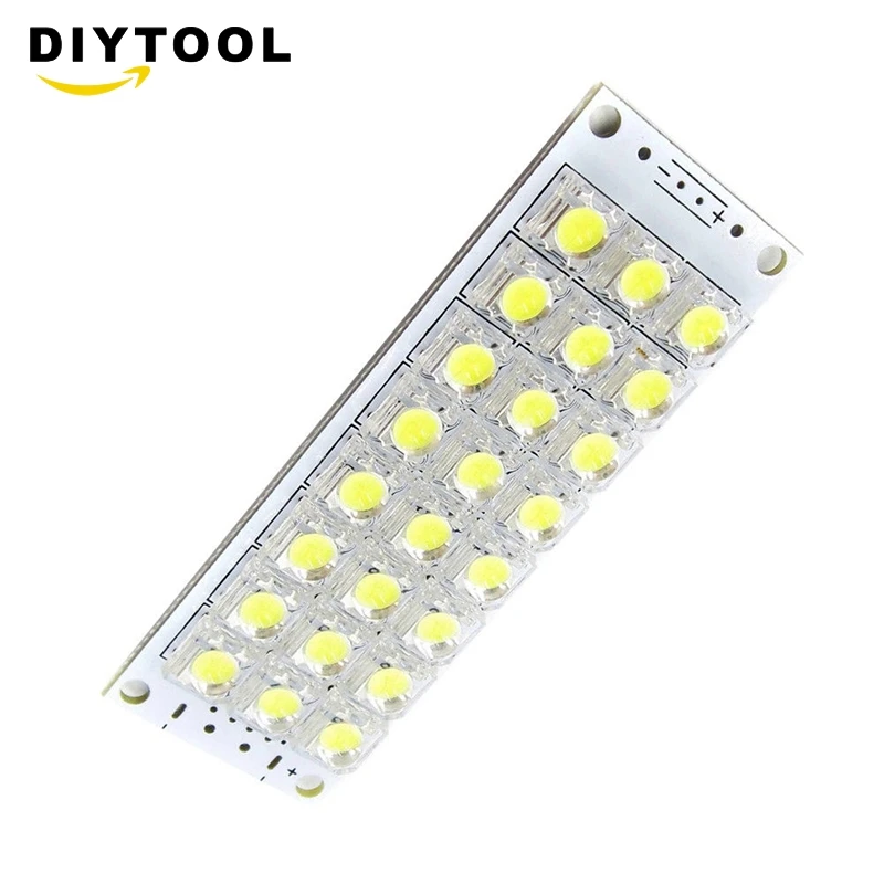 Постоянный ток 5 В/24 в пост светодиодный супер яркий белый светодиод Пиранья