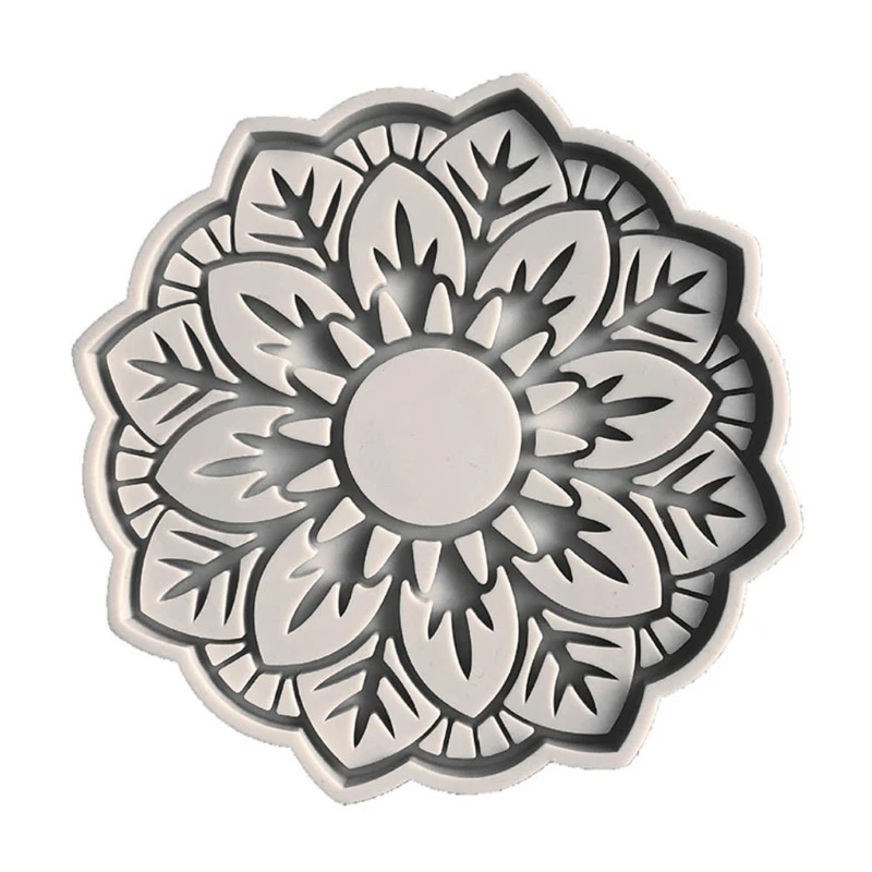 

Flower Shaped Hollow Coaster Epoxy Resin Mold Cup Mat Tea Mug Pad Silicone Mould Handmade DIY Crafts Decorations Tools