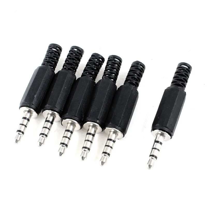 Аудиокабель 6 3 5 мм для замены 4-полюсного разъема черного цвета | Электроника