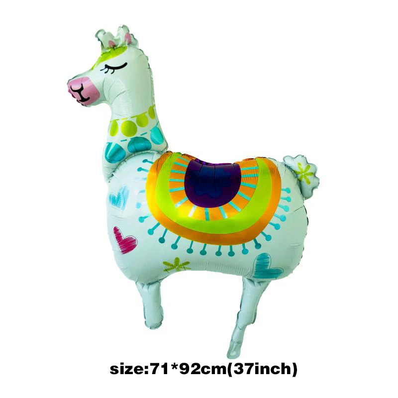 Mexican Party Decorations: Birthday Party Supplies for Fiesta Mexicana with Helium Foil Cactus, Taco, Llama Balloons, and Pom Poms image 2