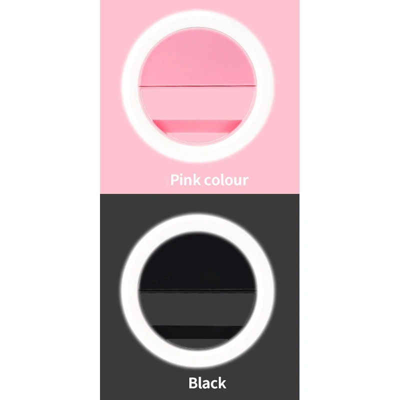 2 шт. портативная светодиодная кольцевая ламсветильник для селфи | Электроника