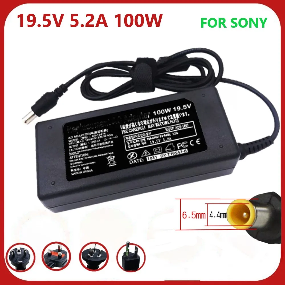 ac para Sony Adaptador Kdl-43w800c Kdl-42w706b Kdl-43w809c Kdl-43w755c Kdl42w706b Kdl43w829b 19.5v 5.2a Acdp-100d01 tv 101w