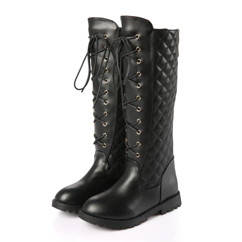 Детские сапоги новинка осень зима 2019 бархатные для девочек детские высокие