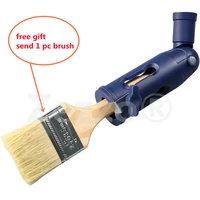 multi angle paint brush extender paint edger tool for high ceiling multi position paint brush and roller extender with a brush