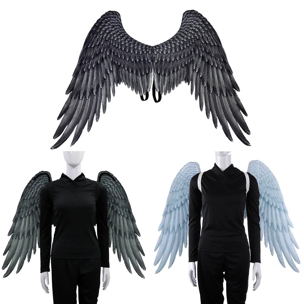 Винтаж Хэллоуин Карнавал Унисекс Супер Крылья Ангела 105*75 см косплей реквизит