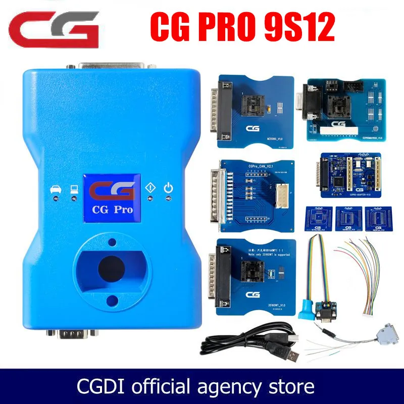 Оригинальный CG Pro 9S12 для freescale ключевой программист со всеми адаптер Полная