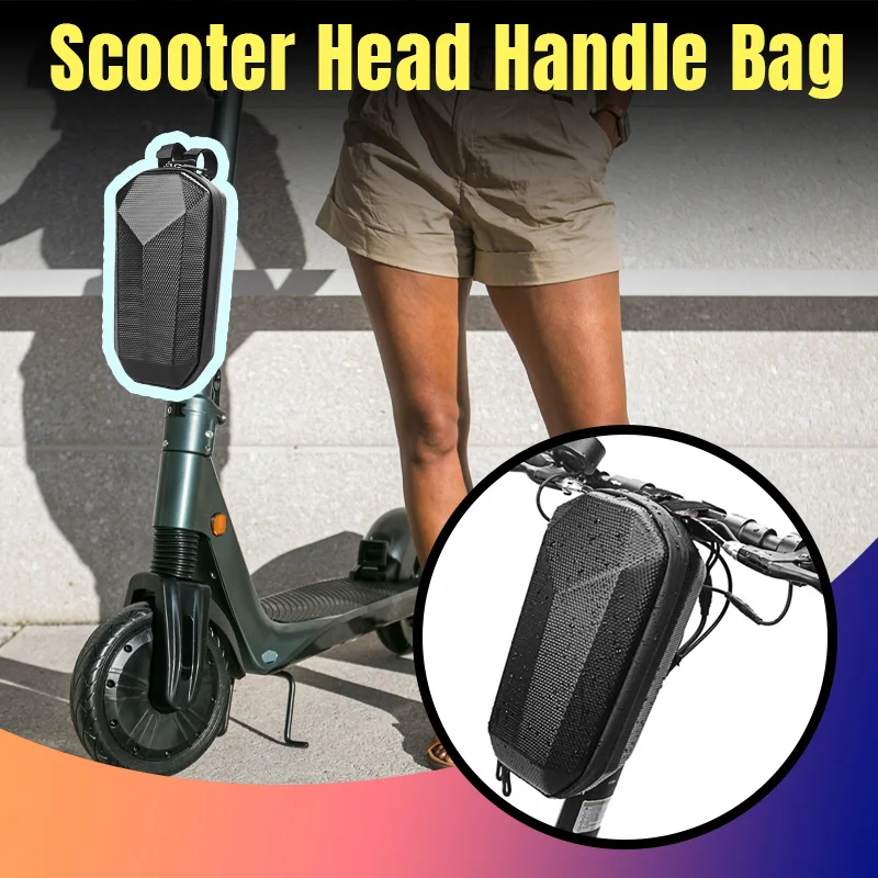 

Hard EVA waterproof front scooter bag suspension with outdoor riding portable storage bag