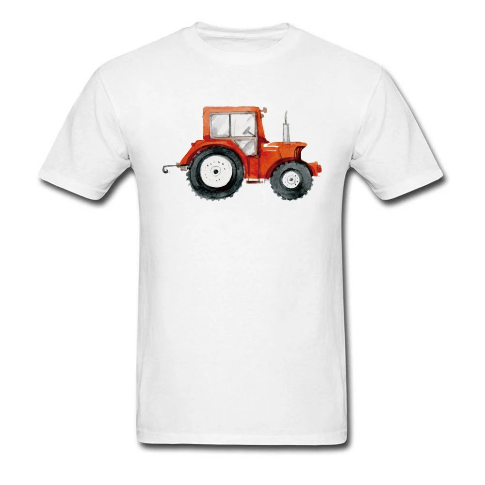 

Cute Men T-shirt Farm Agriculture Tractor Print T Shirt Cotton Fabric Black Clothes Car Tops Plus Size Tees Casual Tshirt