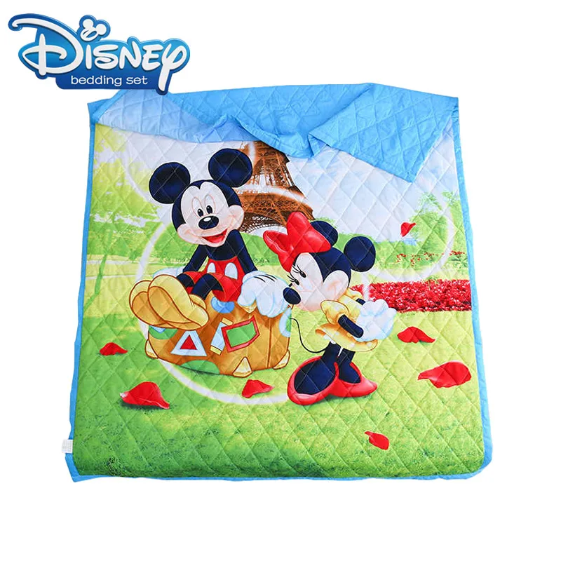 

Тонкое одеяло с героями мультфильмов Диснея и Минни Микки Маус, летнее хлопковое покрывало, мягкое покрывало для мальчиков и девочек