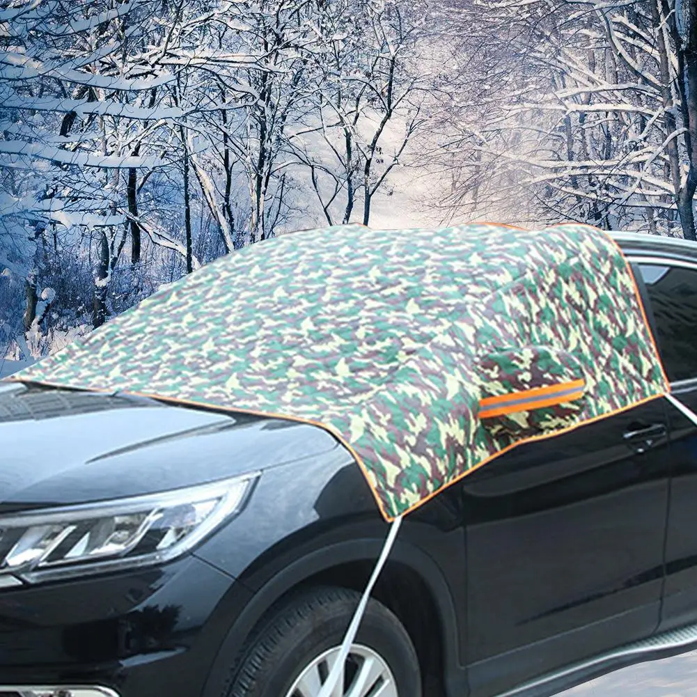 Car Windshield Snow Ice Cover Winter Block Anti-freeze Summer Sun Protection Thickened With Cotton | Автомобили и мотоциклы