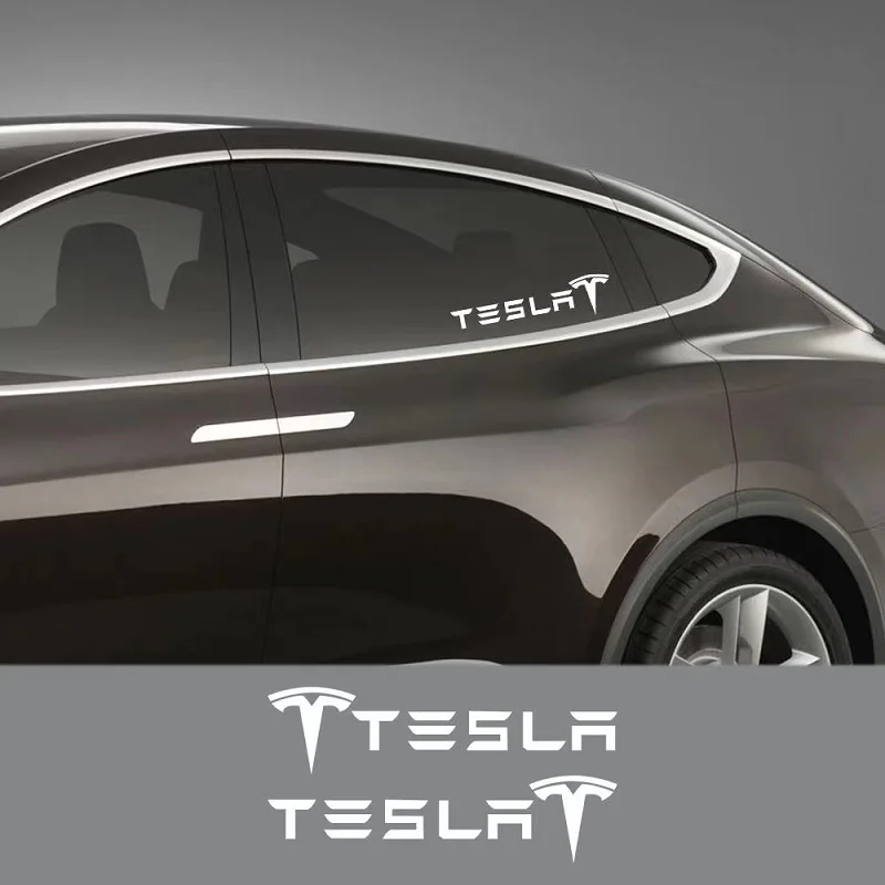 

2pcs Car Door Handle Stickers For Tesla Model 3 X S