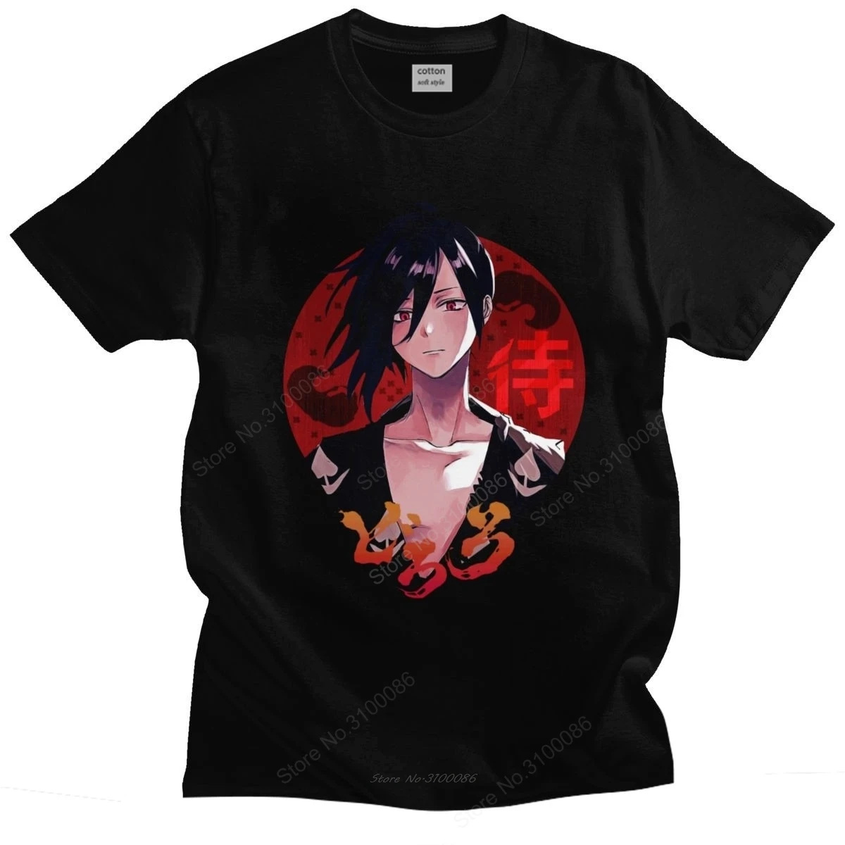 

Fashion Hyakkimaru Dororo T Shirt for Men O-neck Short Sleeve Anime Manga Japan Samurai Printed Tshirt Cotton Tee Merchandise