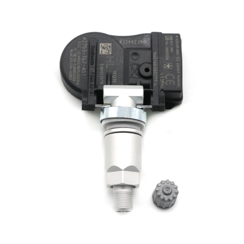 42753 tg7 a51 car tpms tyre pressure monitoring sensor for acura nsx honda pilot ridgeline 2015 2017 433mhz 42753 t6n a01 free global shipping