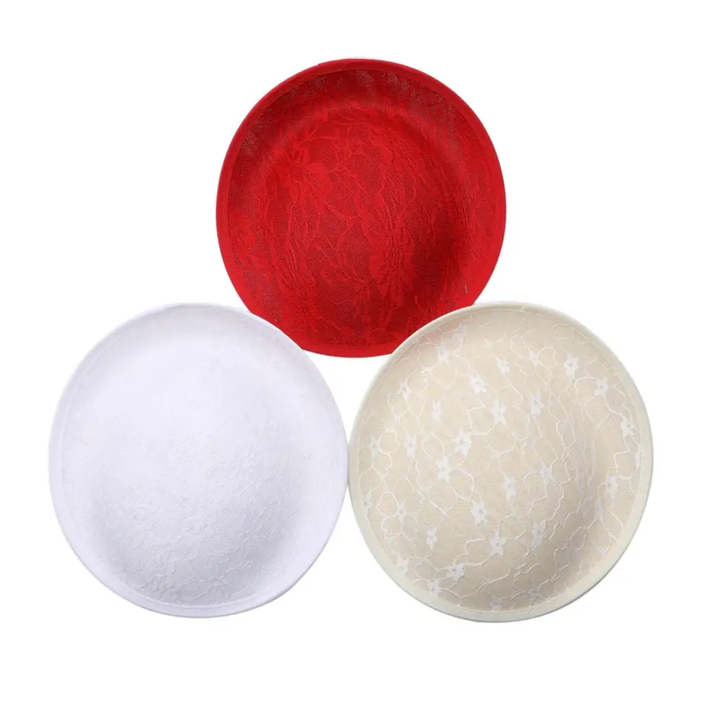 

3 Pieces Hat Base Accessory Headwear Round Shape Inner Height 4 Cm